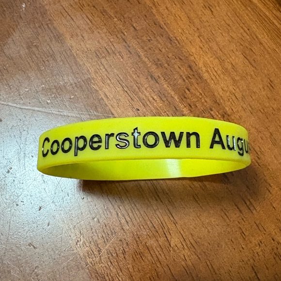 Yellow Timers Baseball Wristband - Picture 3 of 4